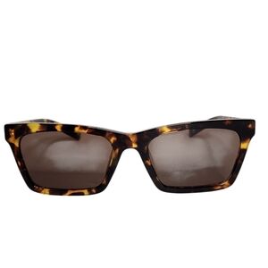 Miu Miu Tortoise Shell Rectangular Sunglasses